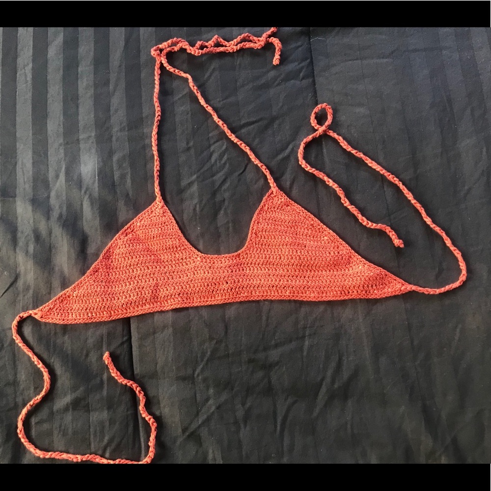 Crochet bikini top